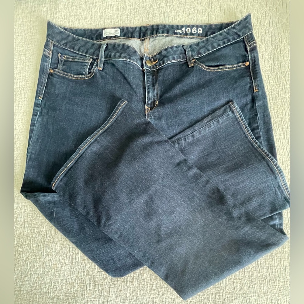 GAP 1969 DENIM JEANS SIZE 35R CURVY